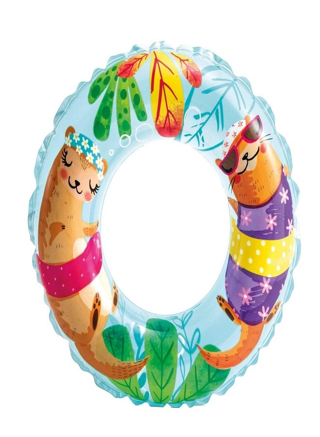 KAVIN Kid's Swimming Ring Printed Pool Ring for Swimming, Pool and Beach Party Boys and Girls (Without Air Filling)- 1 Pcs Random Designs - Image 3
